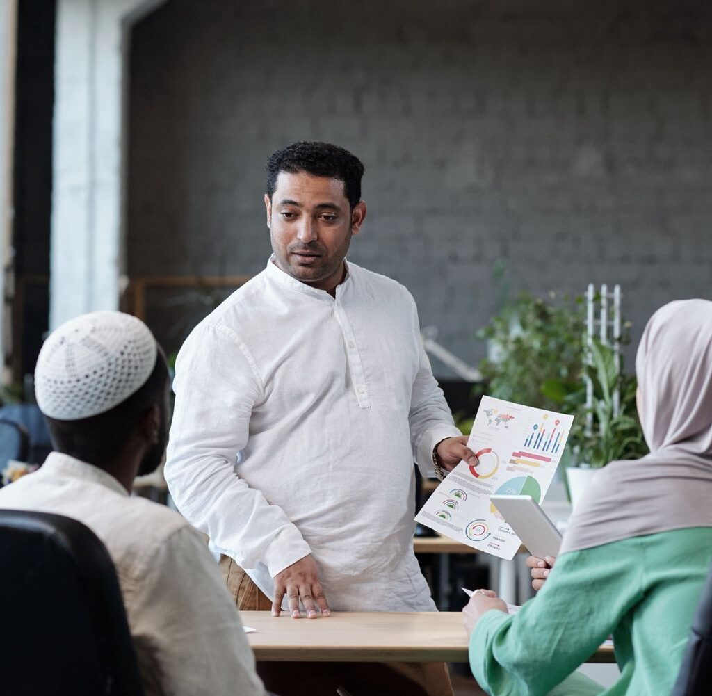 Mastering On-Page SEO for Better Rankings Confident Businessman With Financial Paper Looking ZWVQ27J 1024x1001